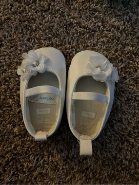 Carters 3-6 months girls dress shoes